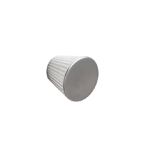 ALCHESTER FLUTED TAPERED KNOB Cupboard Handle - 30mm diameter - 5 finishes (PWS K1136.30)